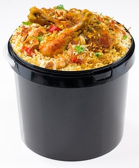 Half Bucket Chicken Biryani  (5 Members)