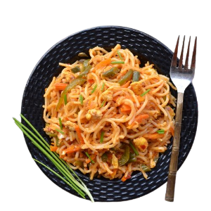 Schezwan egg noodles