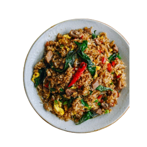 Schezwan mutton fried rice