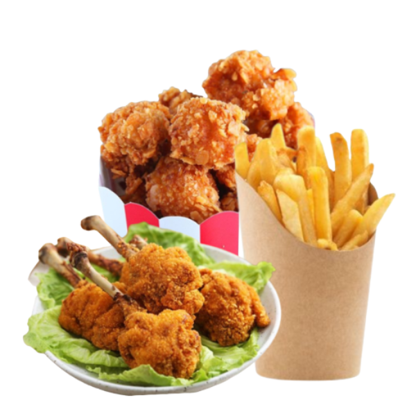 Combo 8 [ 3 pcs lollipop, popcorn, french fries standard ]