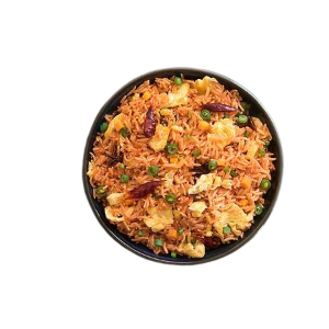 Schezwan egg fried rice