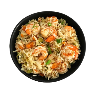 Schezwan prawn fried rice