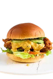 Fish burger egg cheese