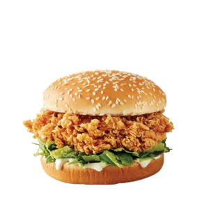 chicken zinger burger