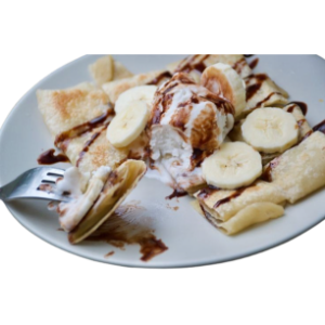 Banana roti icecream