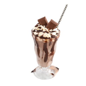 Bourbon/KitKat shake
