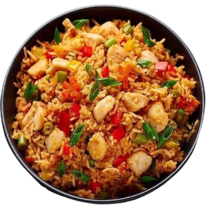 Schezwan chicken fried rice